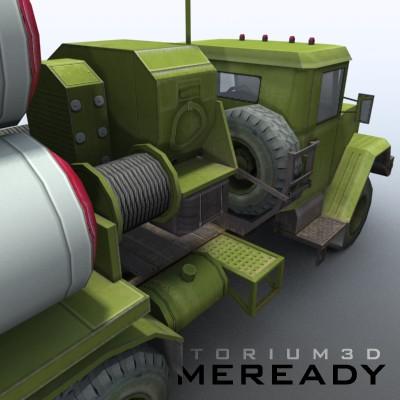 3D Model of Game-ready model of modern Russian/Chinese SAM S-300PMU (SA-10 Grumble). - 3D Render 5